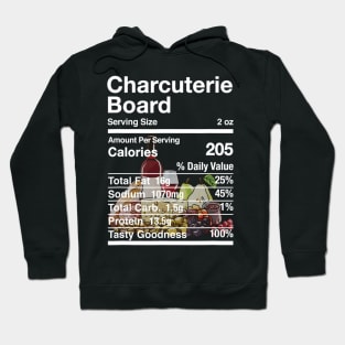 Charcuterie Board Nutrition Facts Matching Hoodie